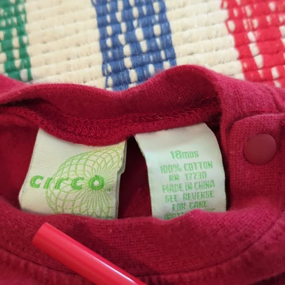 Vintage Circo Safari trail red infant‎ outfit elephant 🐘